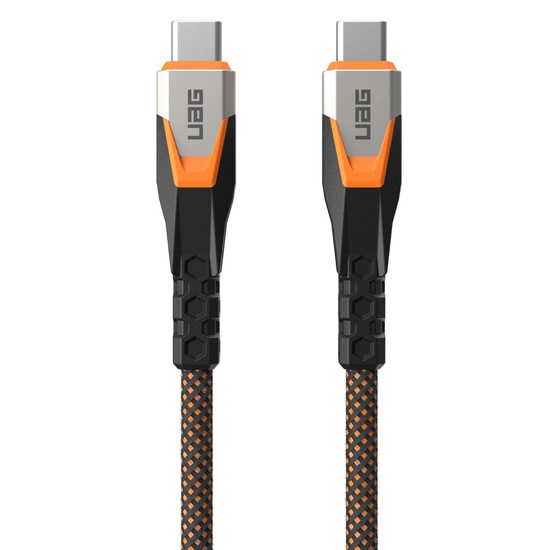 UAG Cablu SRGE 3.2 Type-C la Type-C, PD 240W, 0.75 m, Black / Orange