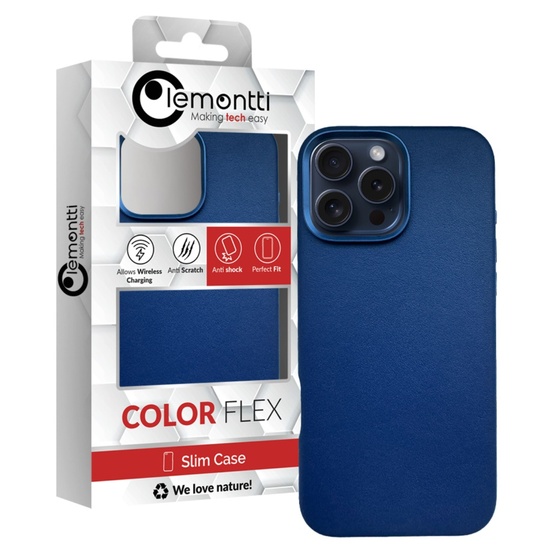 Lemontti Husa Piele MagSafe iPhone 16 Pro Max Albastru