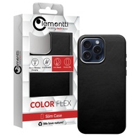 Lemontti Husa Piele MagSafe iPhone 15 Pro Negru