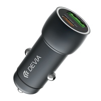 Devia Incarcator Auto Extreme Speed Fast Charger PD30W + QC3.0, 18W, Gri