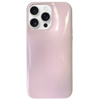 Lemontti Husa Puffer iPhone 16 Pro cu finisaj lucios Roz