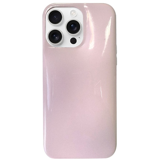 Lemontti Husa Puffer iPhone 16 Pro cu finisaj lucios Roz