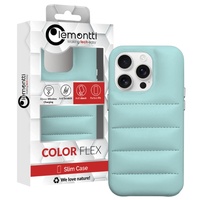 Lemontti Husa Puffer iPhone 16 Pro cu finisaj mat, Fistic