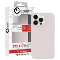 Lemontti Husa Liquid Silicon iPhone 16 Pro Roz