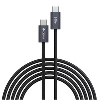 Devia Cablu Extreme Speed Type-C la Type-C Fast Charge PD 240W 5A, 2m, Negru