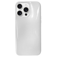 Lemontti Husa Puffer iPhone 16 Pro cu finisaj lucios Alb
