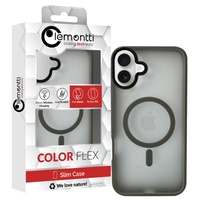 Lemontti Husa Hybrid MagSafe iPhone 16 Plus Gri