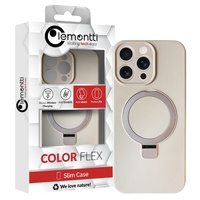 Lemontti Husa Liquid Silicon MagSafe iPhone 15 Pro Max cu suport Roz