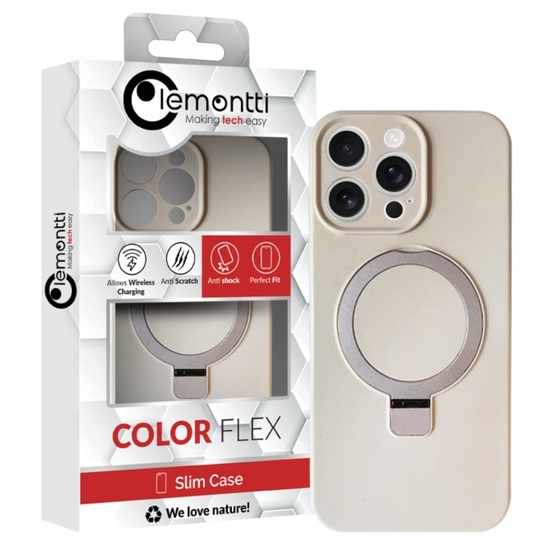 Lemontti Husa Liquid Silicon MagSafe iPhone 15 Pro Max cu suport Roz