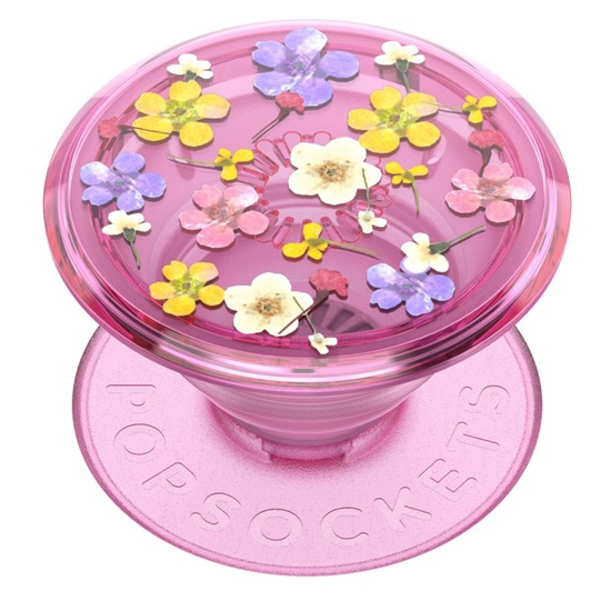 Popsockets Suport PopGrip Translucent Ditsy Floral Roz