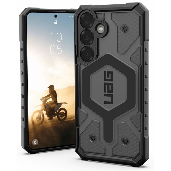 UAG Husa Pathfinder Clear Magnetic Samsung Galaxy S25 Ash
