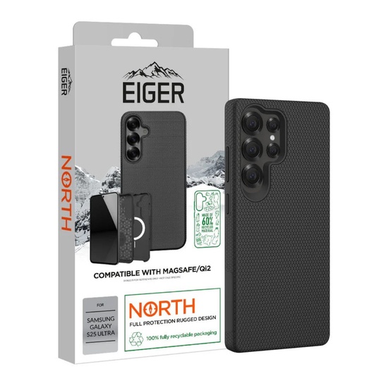Eiger Husa North Magsafe GRS Samsung Galaxy S25 Ultra Black