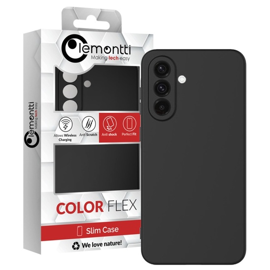 Lemontti Husa Silicon Soft Slim Samsung Galaxy A36 Negru
