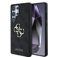 Guess Husa PU 4G Metal Logo Samsung Galaxy S25 Ultra Negru