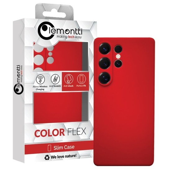 Lemontti Husa Soft Samsung Galaxy S25 Ultra Rosu