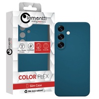 Lemontti Husa Silicon Silky Samsung Galaxy S25 Plus Albastru