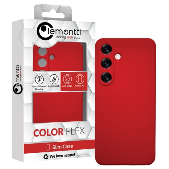 Lemontti Husa Soft Samsung Galaxy S25 Plus Rosu