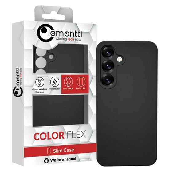 Lemontti Husa Silicon Samsung Galaxy S25 Plus Negru