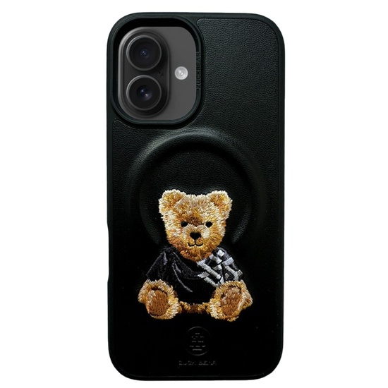 Zuck Bear Husa Everley MagSafe iPhone 16 Negru
