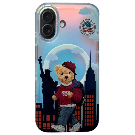 Zuck Bear Husa Darnell Frosted Laser New York MagSafe iPhone 16