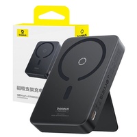 Baseus Acumulator extern MagPro Magnetic 5000mAh, 20W, MagSafe, USB-C, cablu Type-C, 3A, 30cm, Negru