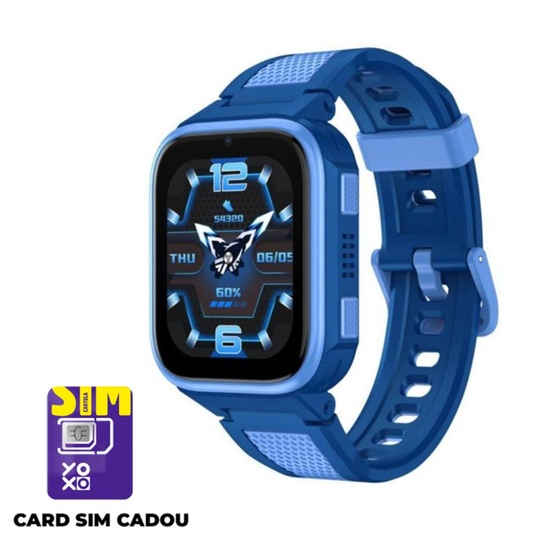 LAGENIO Smartwatch pentru copii cu Functie Telefon, K10 Conexiune 4G, Localizare GPS, IP68, Funcție SOS, Albastru