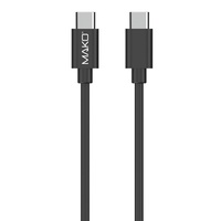 Mako Cablu Fast Charge PD 66W Type-C la Type-C, 1m, Black