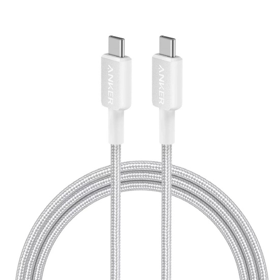 Anker Cablu 322 Type-C la Type-C 60W, 0.91m Alb