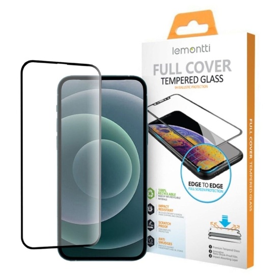 Lemontti Folie Sticla Full Fit iPhone 17 Air Negru