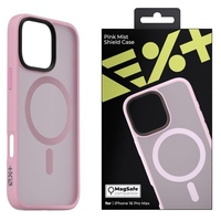 Next One Husa Mist Shield iPhone 16 Pro Max, MagSafe, Roz