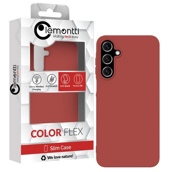 Lemontti Husa Silicon Silky Samsung Galaxy A16 Rosu