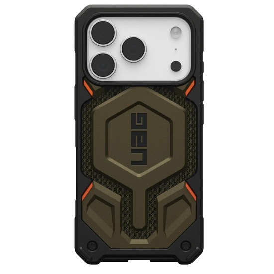 UAG Husa Monarch Pro iPhone 17 Pro Kevlar Element Green