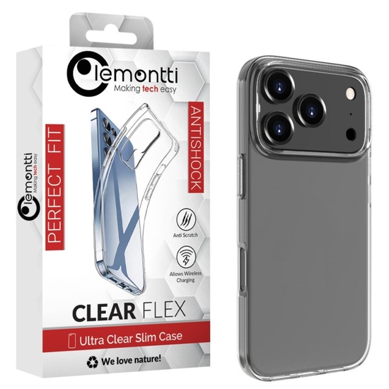 Lemontti Husa Silicon iPhone 17 Pro Transparent