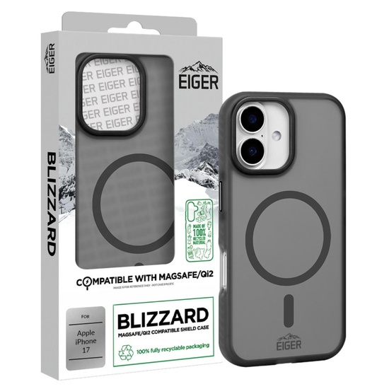 Eiger Husa Blizzard Magsafe GRS iPhone 17 Negru