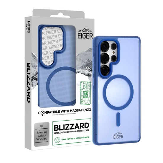 Eiger Husa Blizzard Magsafe GRS Samsung Galaxy S25 Ultra Albastru