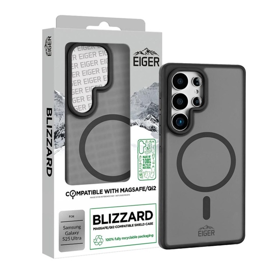 Eiger Husa Blizzard Magsafe GRS Samsung Galaxy S25 Ultra Negru
