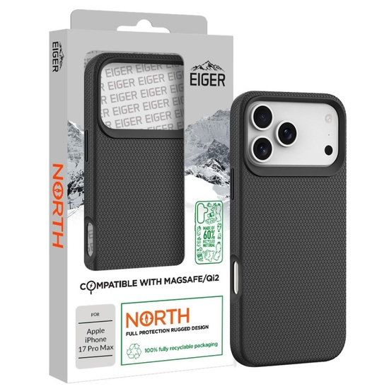Eiger Husa North Magsafe GRS iPhone 17 Pro Max Black