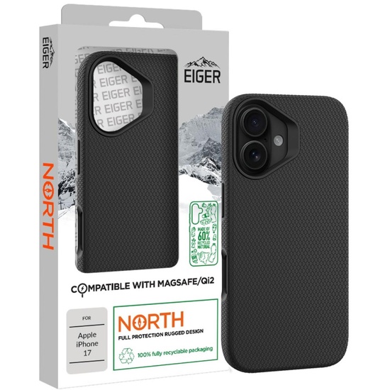 Eiger Husa North Magsafe GRS iPhone 17 Black