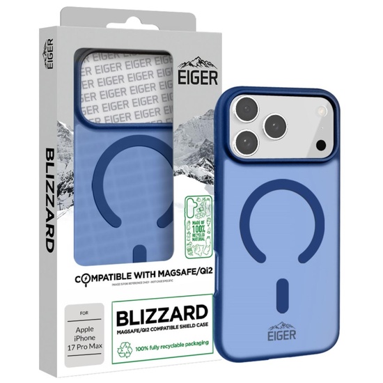 Eiger Husa Blizzard Magsafe GRS iPhone 17 Pro Max Albastru