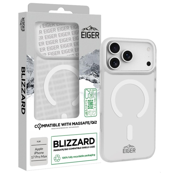 Eiger Husa Blizzard Magsafe GRS iPhone 17 Pro Max Alb