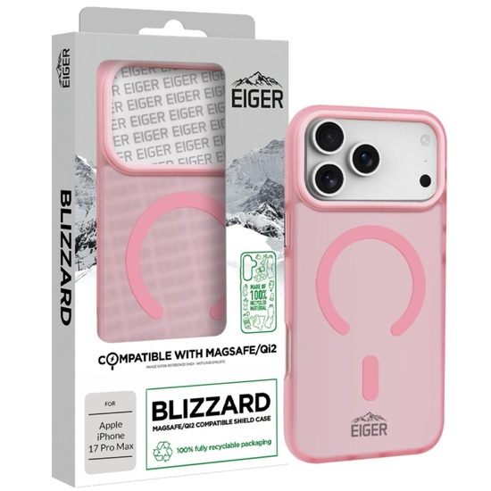 Eiger Husa Blizzard Magsafe GRS iPhone 17 Pro Max Roz