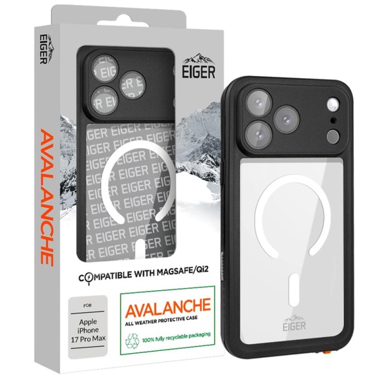 Eiger Husa Avalanche Magsafe iPhone 17 Pro Max Black