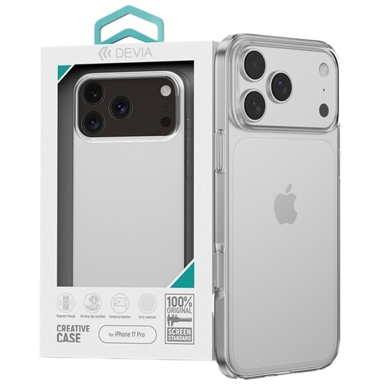 Devia Husa Silicon Naked iPhone 17 Pro Transparent