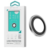 Devia Folie Sticla Camera Peak Series iPhone Air Argintiu