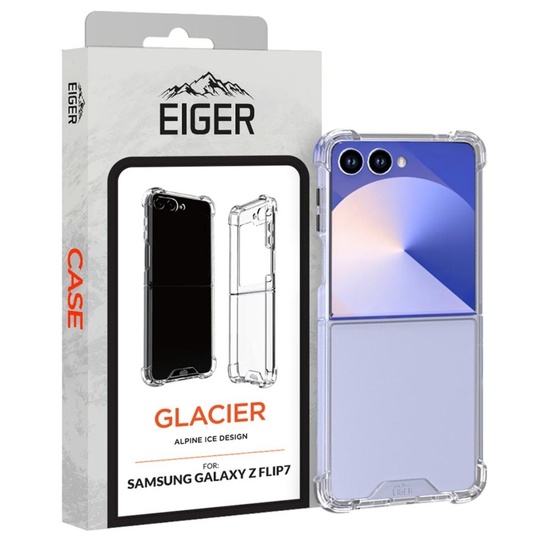 Eiger Husa Glacier Case Samsung Galaxy Z Flip7 Clear