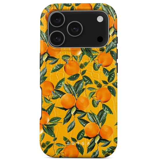 Burga Husa Dual Layer Magsafe Orange Lemonade iPhone 17 Pro