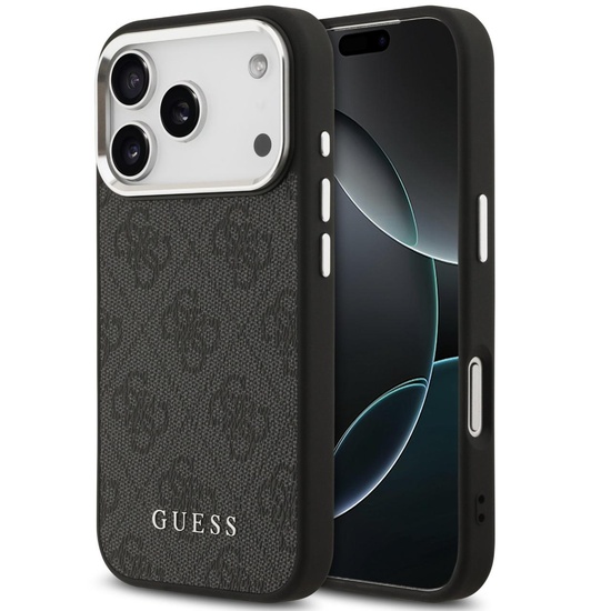 Guess Husa 4G MagSafe iPhone 17 Pro Max Negru