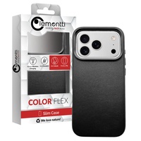 Lemontti Husa Gemine Leather MagSafe iPhone 17 Pro Negru