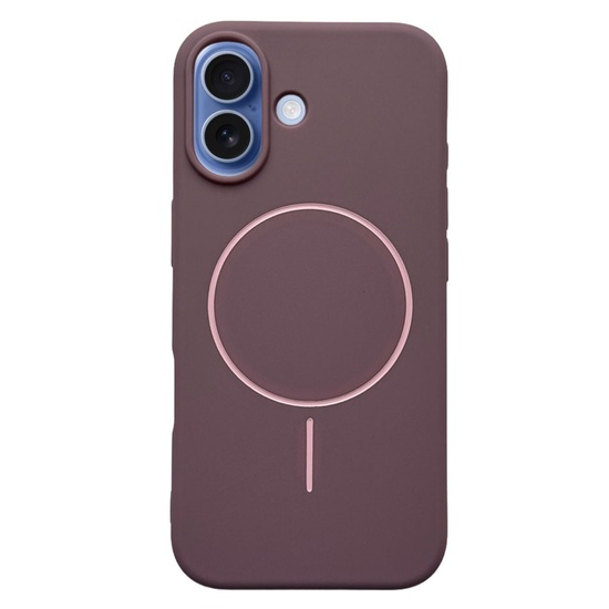 Husa Silicon Velvet Magsafe iPhone 17 Mov