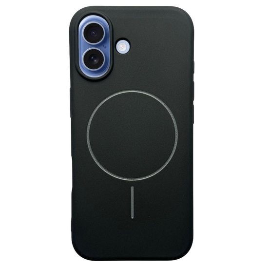 Husa Silicon Velvet Magsafe iPhone 17 Negru